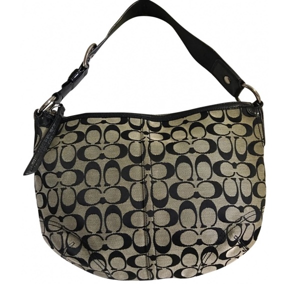 Coach CC signature print canvas satchel handbag - Picture 1 of 9